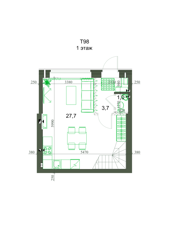 Проект Н5.2-Т98 (фото) № 2